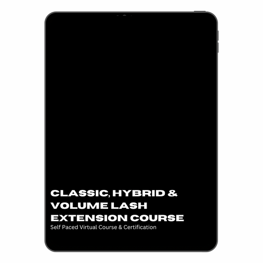 Classic, Hybrid & Volume Lash Extension Course & Certification Bundle