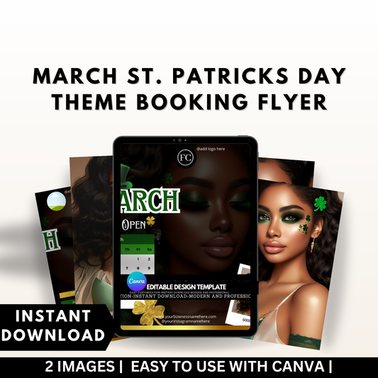 March Booking Flyer (With Resell Rights)