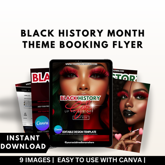 Black History Month Beauty Template