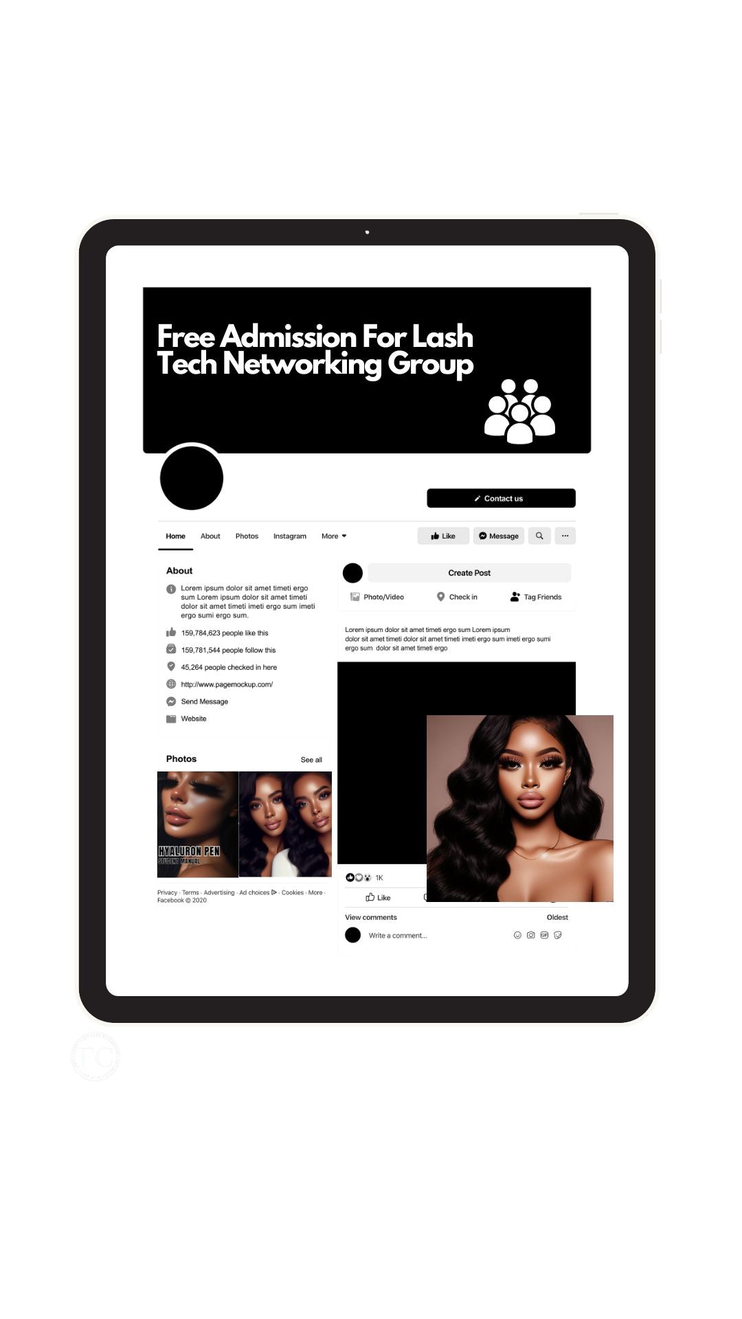 Free Admission For Lash Tech Networking Group