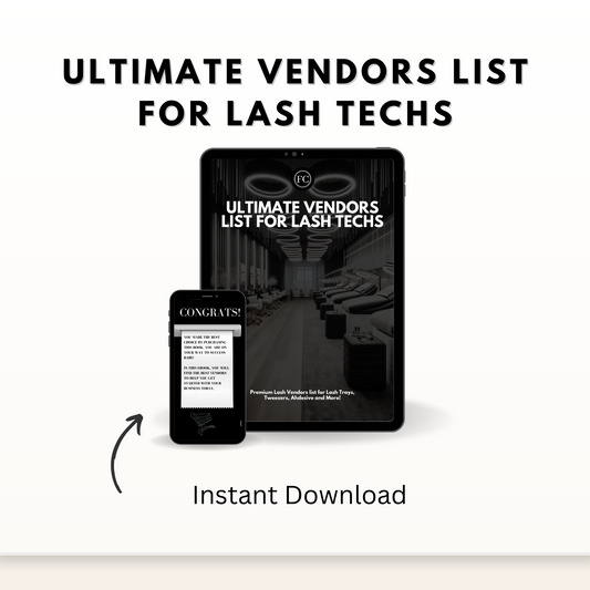 Ultimate Vendors List For Lash Techs