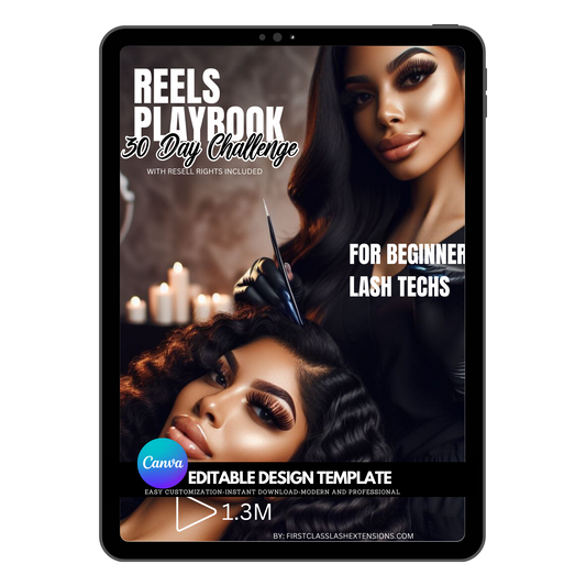 Reels PlayBook For Beginner Lash Techs With Resell Rights Included