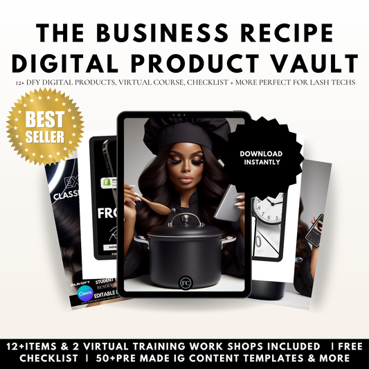The Business Recipe Digital Product Vault [With Resell Rights]