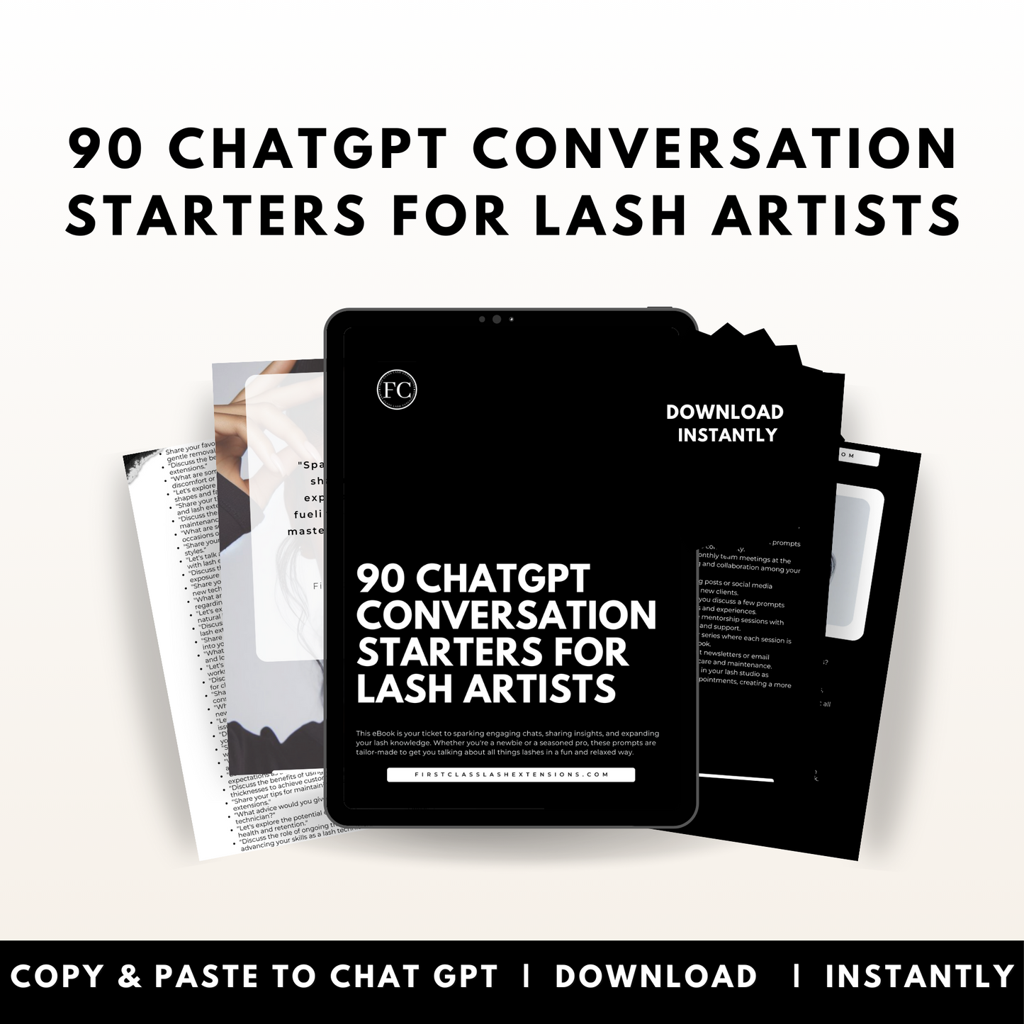 NEW! 90 ChatGPT Conversation Starters for Lash Artists